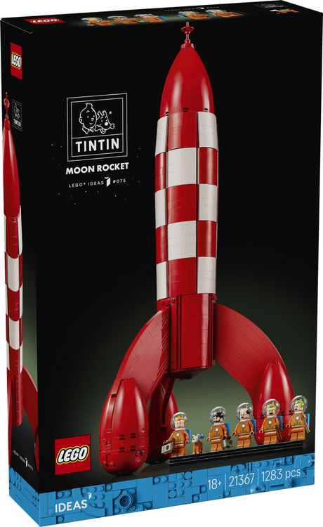 Pomysły na klocki Lego rakieta tintin moon - 21367