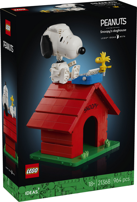 Pomysły Lego - orzeszki ziemne: buda Snoopy'ego - 21368
