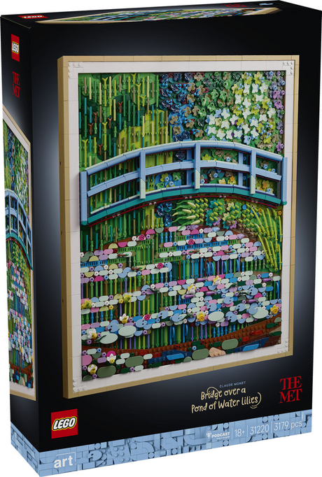 Lego® Art Claude Monet – Most nad stawem z liliami wodnymi 31220