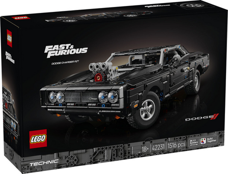Lego Technic Szybki i wściekły Dodge Charger R T Zestaw samochodowy dla dorosłych 42231