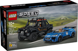 Lego speed champions jaguar project 7 en land rover defender auto bouwpakket voor kinderen 77264
