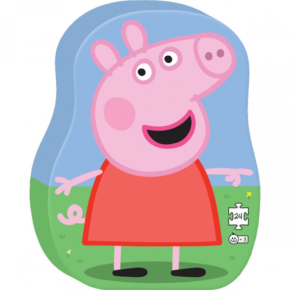 Puzzle Świnka Peppa. 24 sztuki. 3+