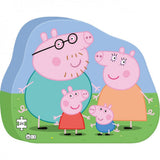 Puzzle rodzina świnki Peppy. 24 sztuki. 3+