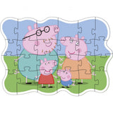 Puzzle rodzina świnki Peppy. 24 sztuki. 3+