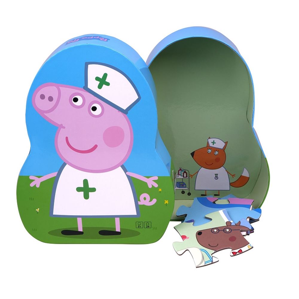 Puzzle pielęgniarki Świnki Peppy. 24 sztuki