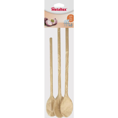 Zestaw chochli z drewna bukowego Metaltex, 3-częściowy, 25 30 32 cm