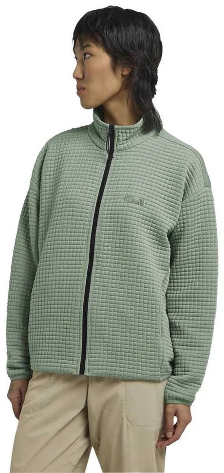 Damska kurtka outdoorowa Jack Wolfskin Mogari fz w-zielona cynia