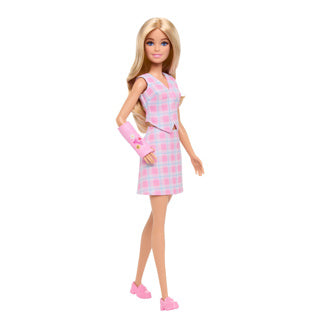 Fashionistki Barbie - w różowym gipsie - lalka modowa