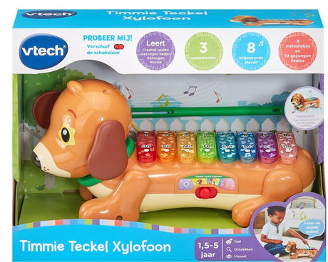 Ksylofon Vtech Timmie Jamnik ze światłem i dźwiękiem