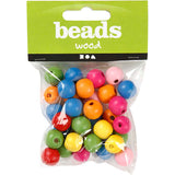 Firma Creativ https: www.cchobby.nl koraliki drewniane-d-12-mm-hole-size-2-5-3-mm-ca-40-div-diverse-colors-22-gr-1-box