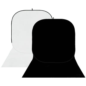 Tablica tła Studioking bbt-01-20 biała czarna 400x150 cm