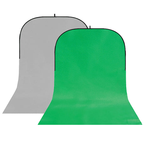 Tablica tła Studioking bbt-03-10 szaro-zielona 400x150 cm
