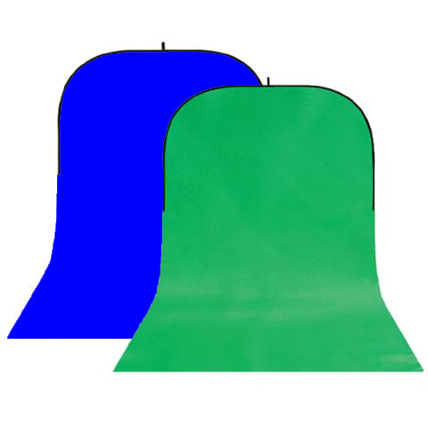 Tablica tła Studioking bbt-10-07 zielono-niebieska 400x150 cm