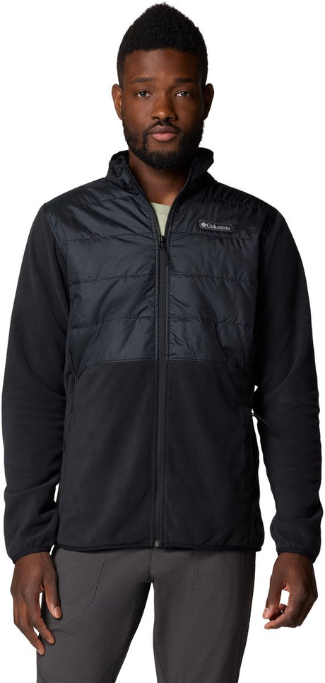 Męska kamizelka outdoorowa Columbia Basin Butte™ Full Zip Fleece II – czarna – rozmiar XL