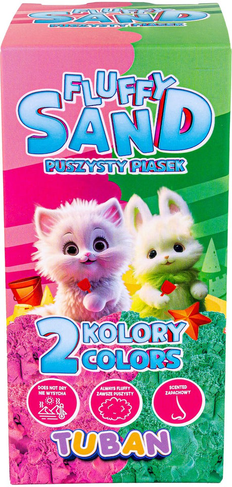 Piasek Tuban puszysty piasek | różowy zielony 2 x 70 g