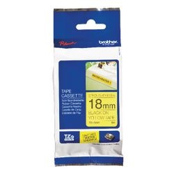 Dodatkowa taśma klejąca Brother tzes641 18mmx8m czarno-żółta