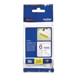 Dodatkowa taśma klejąca Brother tzes211 6mmx8m czarno-biała