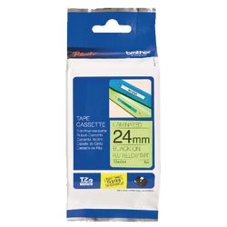 Taśma etykietowa Brother Zec51 czarna, żółta 24mmx5m