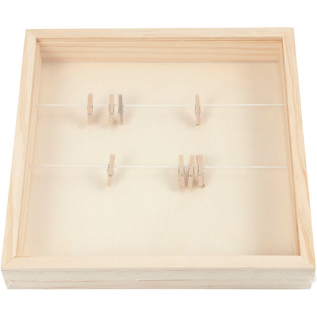 Firma Creativ https: www.cchobby.nl Ramka-3d-d-35-mm-wymiary-23x23-cm-1-szt