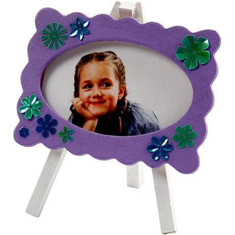 Firma Creativ Wooden Photo Frame na osła, 13,2x11.5 cm