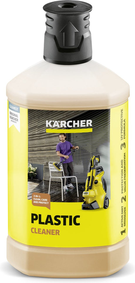 Kärcher środek do czyszczenia tworzyw sztucznych rm 613, 1 litr środka czyszczącego plug 'n clean - myjka wysokociśnieniowa - środek czyszczący 3 w 1