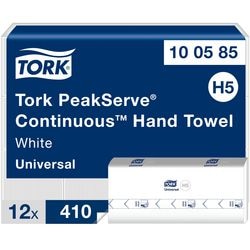 Tork 100585 Peakserve papierowy ręcznik papierowy w kółku 1-warstwowy biały h5 uniwersalny (100585)