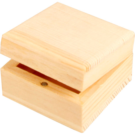 Firma Creativ https: www.cchobby.nl Pudełko na biżuterię-6x6x3-5-cm-1-szt.