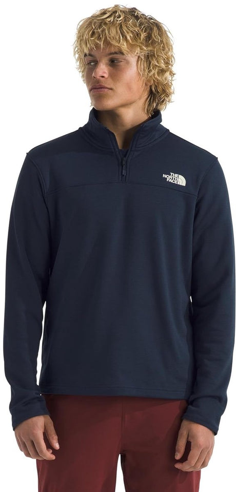 Męski sweter outdoorowy The North Face m Cedar Trail Grid Fleece z 1 - 4 zamkami - Summit Navy