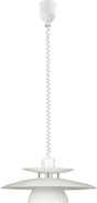 Eglo brenda - hanglamp - 1 lichts - ø430mm. - wit, chroom