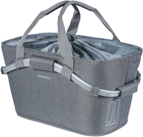 Basil 2Day Carry All MIK - Koszyk rowerowy - z tyłu szarości