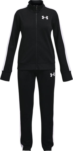 Dziewczęcy dres Under Armour Rywalny dres-blk - czarno-biały