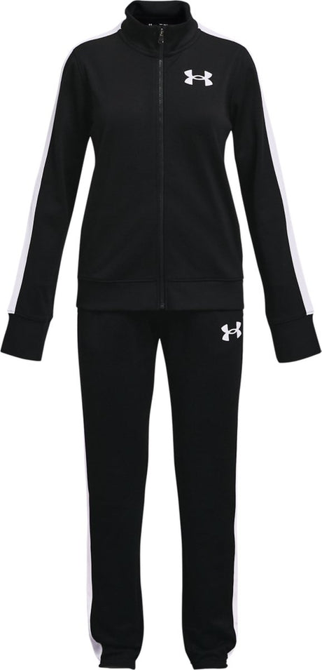 Dziewczęcy dres Under Armour Rywalny dres-blk - czarno-biały