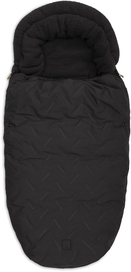 Jollein voetenzak buggy kinderwagen embossed nearly black