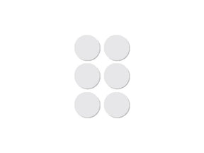 Etykiety Apli okrągłe 32mm w kolorze białym