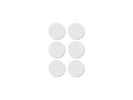Etykiety Apli, okrągłe, białe, o średnicy 32 mm, opakowanie 36 naklejek