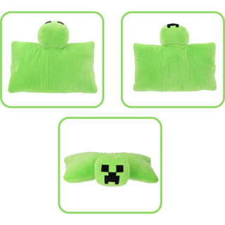 Poduszka przytulanka Minecraft Creeper 2w1 45x28cm | 2 szt
