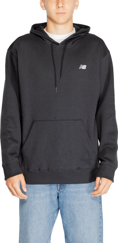 Męski sweter polarowy z kapturem New Balance Sport Essentials - czarny
