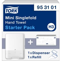 Dozownik ręczników h3 tork 33x29x13,5cm biały