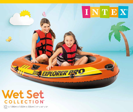 Intex 2-osobowy eksplorator łodzi pro200 196x102cm