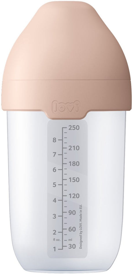 Butelka dla dziecka Difrax Lovi dynamiczna - mammafeel - 250 ml - różowa - 1 szt