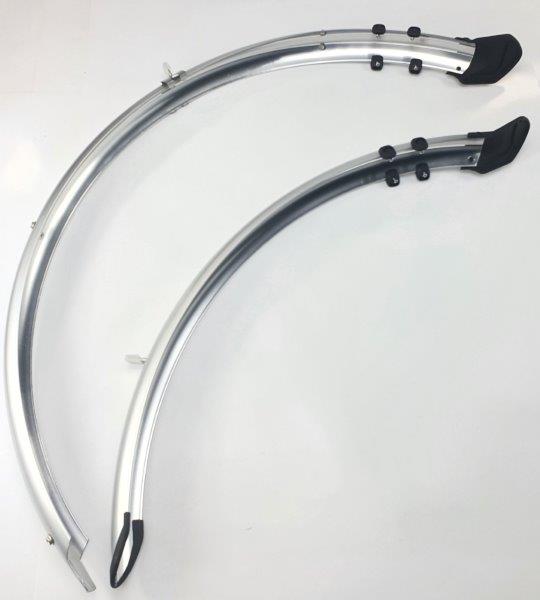 Zestaw błotników 28 46mm srebrny
