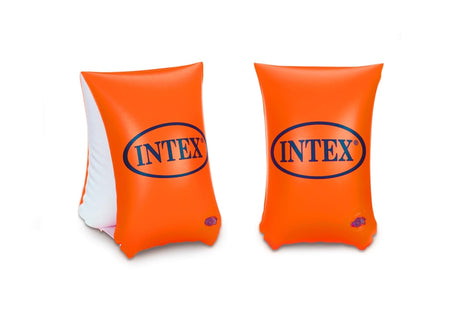 Bransoletki pływackie Intex l pomarańczowe 30x15 cm