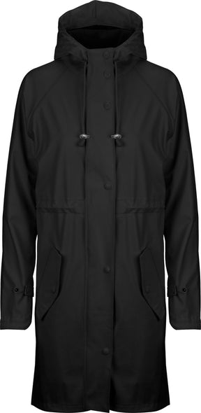 Ralka regenjas dames - mizzle - zwart - maat 44