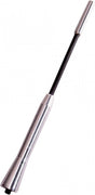 Carpoint antenne shortstick - antenne auto - autoantenne - 17,5 cm - aluminium zilver