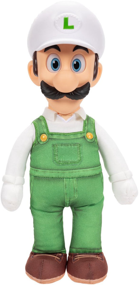 Jakks Super Mario Galaxy Movie – 38 cm ruchoma pluszowa figurka Luigiego Fire