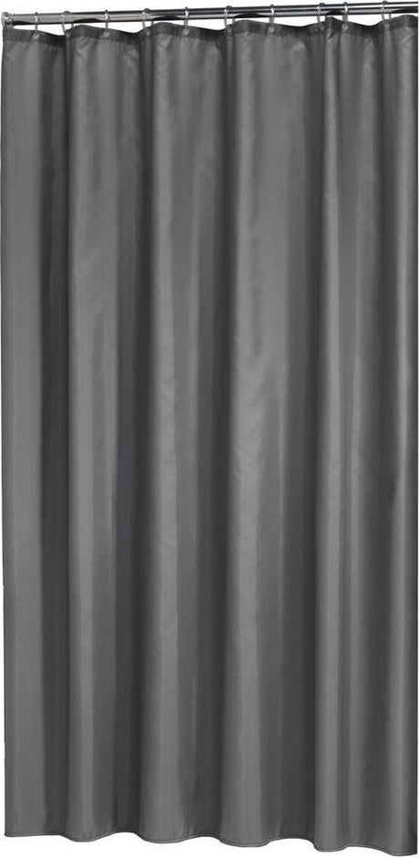 Zasłona prysznicowa Sealskin Madeira 240x200 cm - poliester - szary