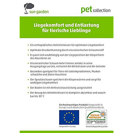 Ortopedyczna poduszka dla psa Sun Garden Buddy 72x50x8cm ciemnobrązowa