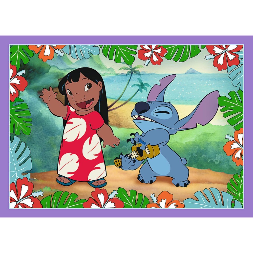 Puzzle Trefl Disney Stitch 4w1 35-70 elementów