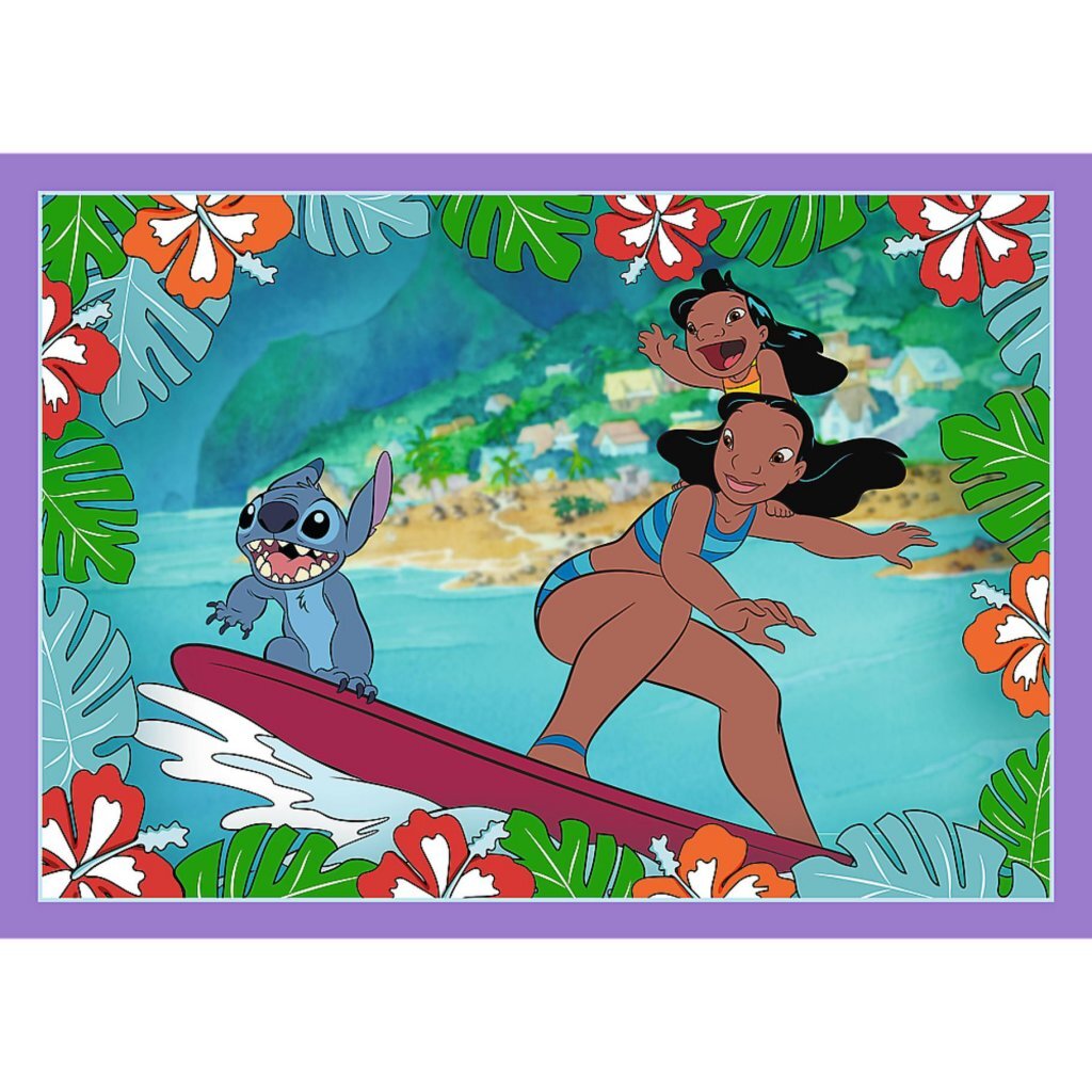 Puzzle Trefl Disney Stitch 4w1 35-70 elementów