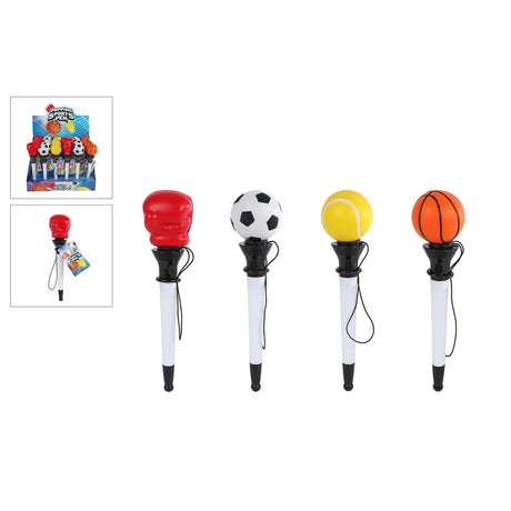 Długopisowa piłka sportowa 18cm 4 różne kolory